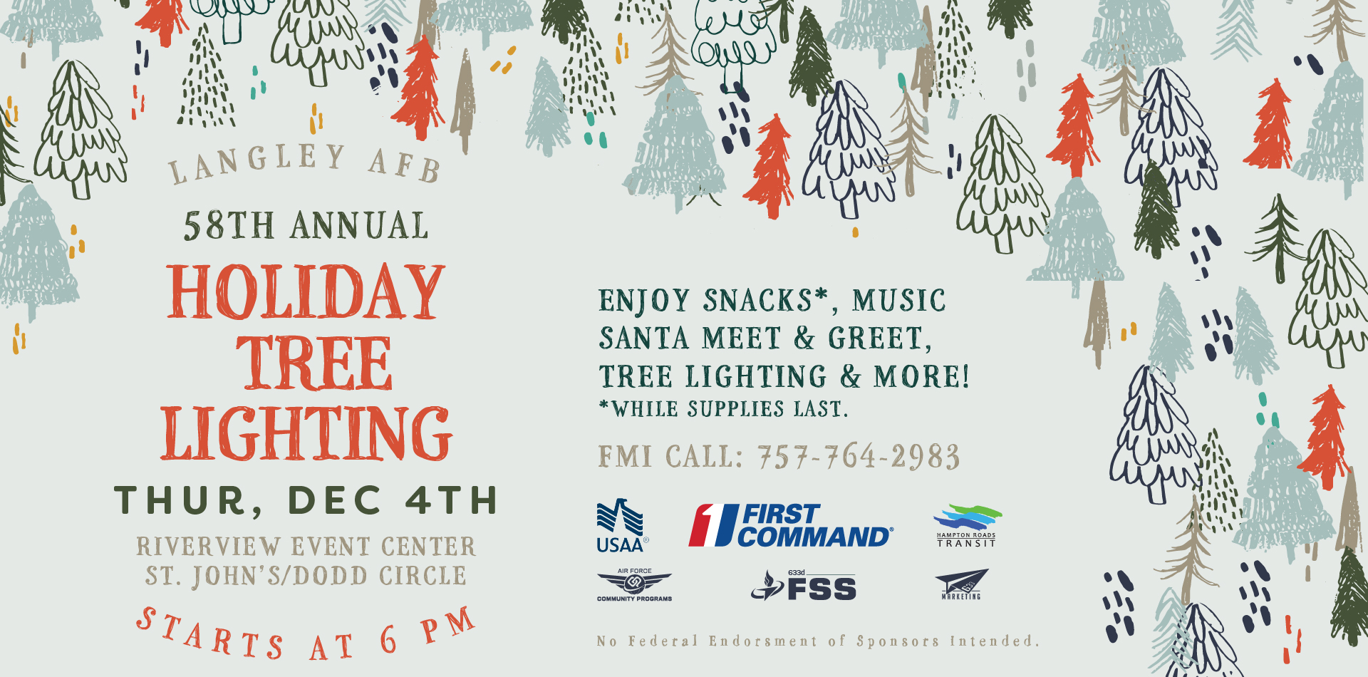 JBLE-Langley Holiday Tree Lighting FLyer